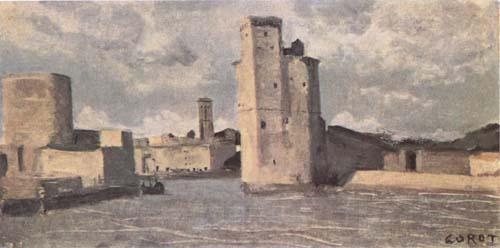 Jean Baptiste Camille  Corot La Rochelle (mk11)